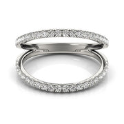 Bids.com 14k White Gold Diamond Split Band Ring (1/4 cttw) Rings