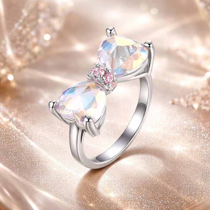 Bids.com 925 Sterling Silver 6.0 Size Pavé Setting CZ Ring for Women Rings