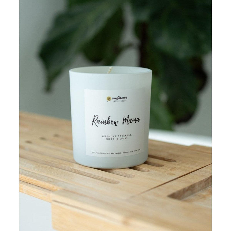 Sunflower Motherhood Rainbow Mama Pregnancy Loss Candle Candles