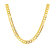 Bids.com 3.6mm 14k Yellow Gold Solid Curb Chain Necklaces
