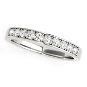 Bids.com 14k White Gold Classic Diamond Wedding Band (1/4 cttw) Rings
