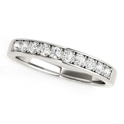 Bids.com 14k White Gold Classic Diamond Wedding Band (1/4 cttw) Rings