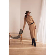 Mill's Beauty Supply Evander Fold-Over Cuffed Knee High Wedge Dress Boots