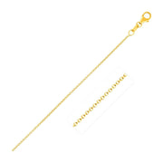 Bids.com 14k Yellow Gold Round Cable Link Chain 1.1mm Necklaces