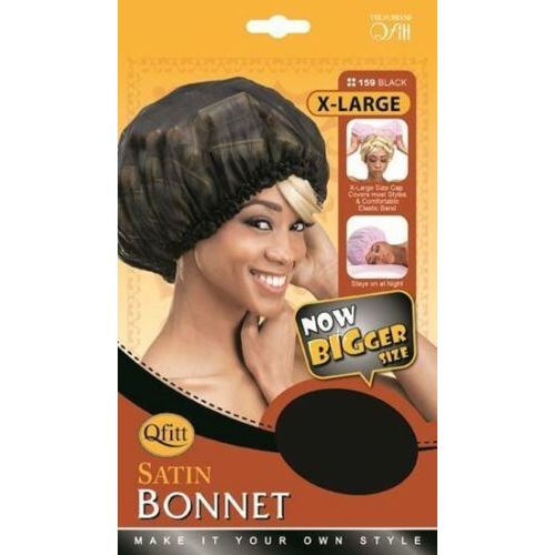 Mill's Beauty Supply Qfitt Satin Bonnet Head Wrap
