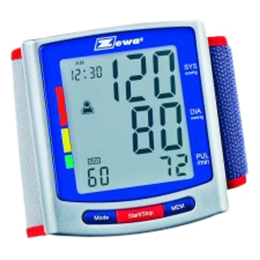 Zewa Zewa WS-380 Deluxe Automatic Wrist Blood Pressure Monitor Blood Pressure Monitors White Smoke