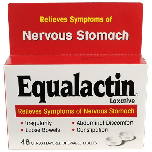 Equalactin Equalactin Laxative Chewable Tablets, Citrus Medicine Cabinets