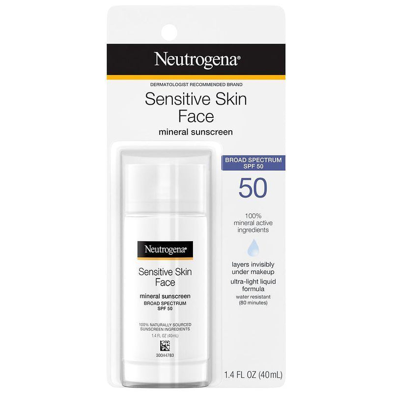 Neutrogena Neutrogena Pure & Free Liquid Sunscreen SPF 50 1.40 Fl Oz Sunscreen White Smoke