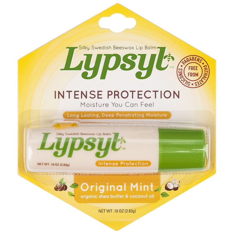 Lypsyl Lypsyl Intense Protection Lip Balm, Original Mint, 0.10 oz Sticks, 6 Count Value Pack Lip Balms & Treatments White Smoke