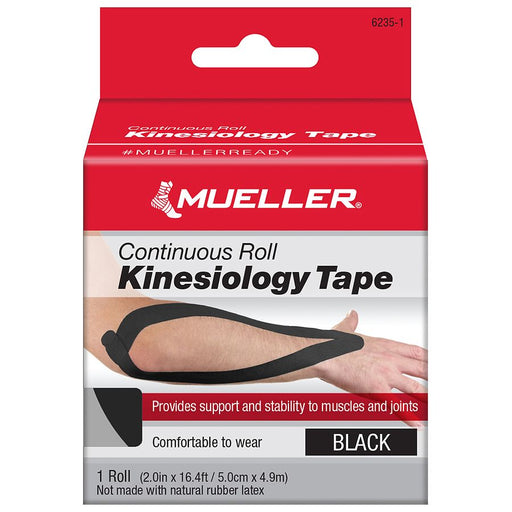 Mueller Mueller® Kinesiology Tape – Continuous Roll (Black) Wig Glue & Tape