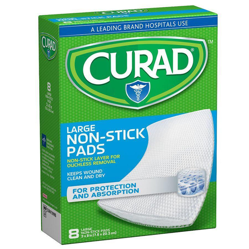 Curad Curad Telfa Non-Stick Pads 3 X 4 Inches First Aid