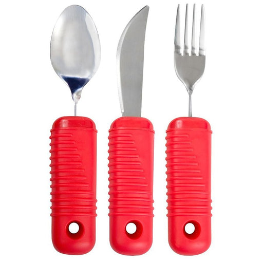 Essential Medical Supply Essential Medical Power Of Red Utensil Set For Alzheimers Patients Health Care