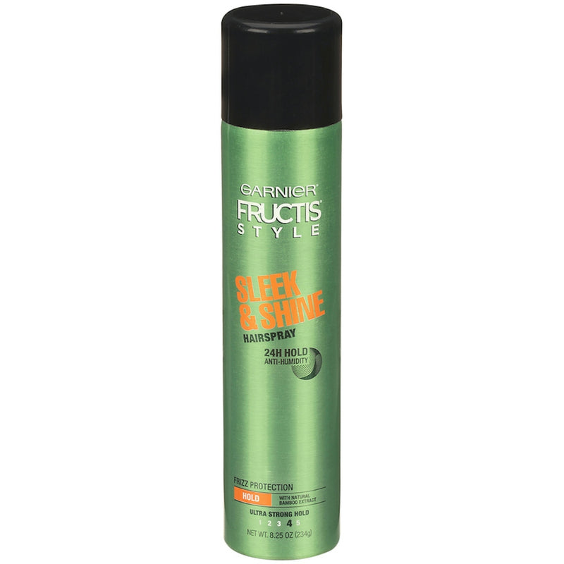 Fructis Style Garnier Fructis Sleek & Shine Anti-Humidity Hair Spray, Extra Strong Hold, 8.25 oz Hair Care