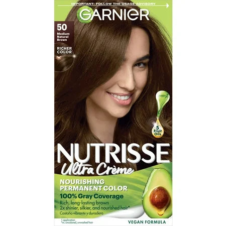 Garnier Nutrisse 50 - Medium Natural Brown Hair care