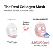 AsiaBeautyMall Sungboon Editor Deep Collagen Power Boosting Mask Face Mask White Smoke
