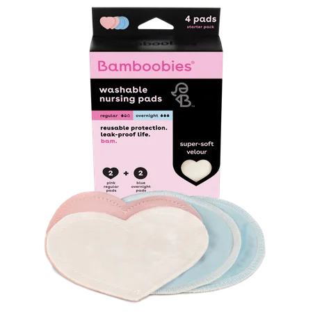 bamboobies Bamboobies Super Soft Washable Nursing Pads 4 Reusable Pads. nursing pads