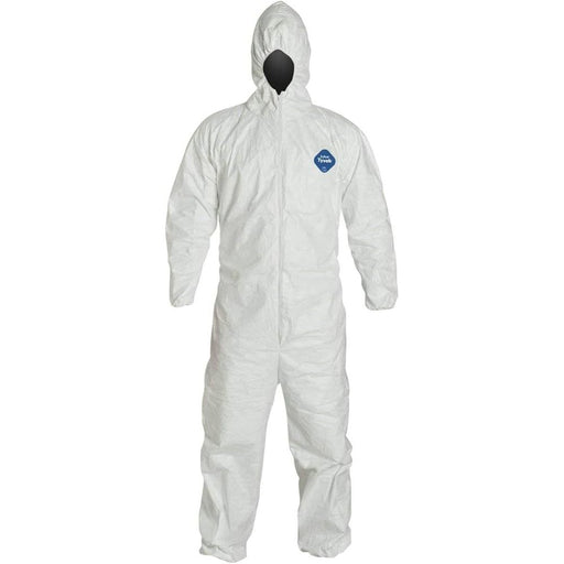 DuPont XL Disposable Sterile Coverall with Hood (Full Body Protection) Business & Industrial White Smoke