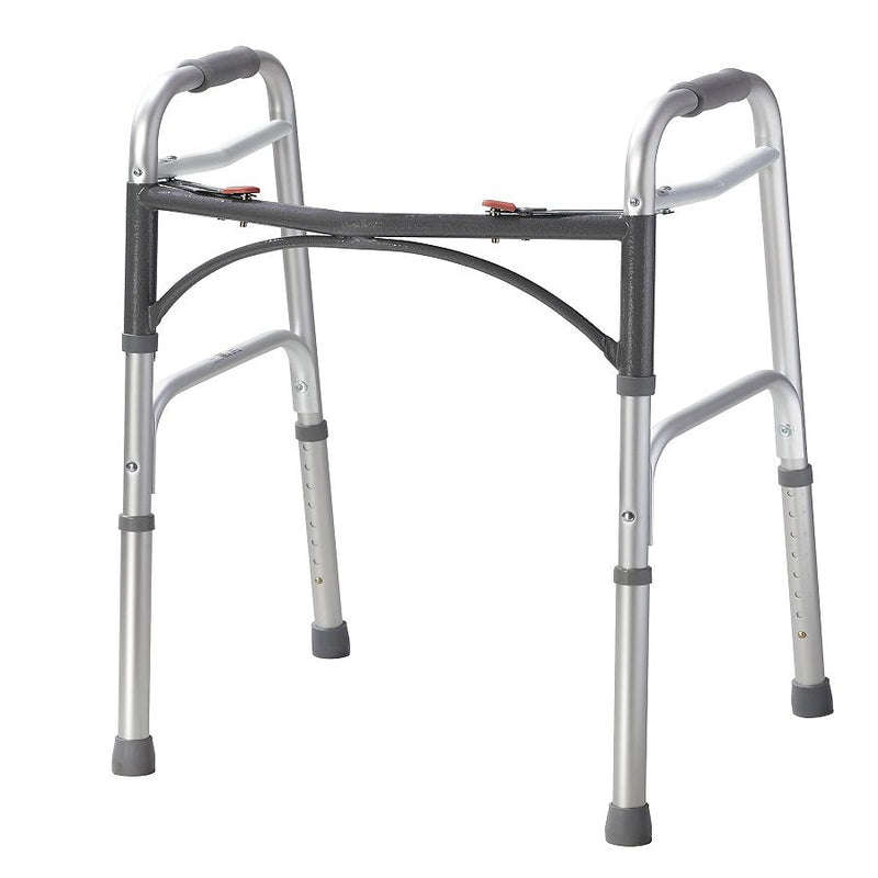 Drive Medical Drive Medical Deluxe Folding Walker, Two Button Walkers