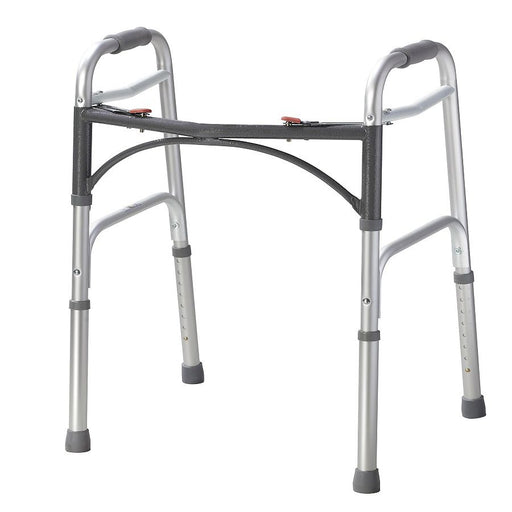 Drive Medical Drive Medical Deluxe Folding Walker, Two Button Walkers