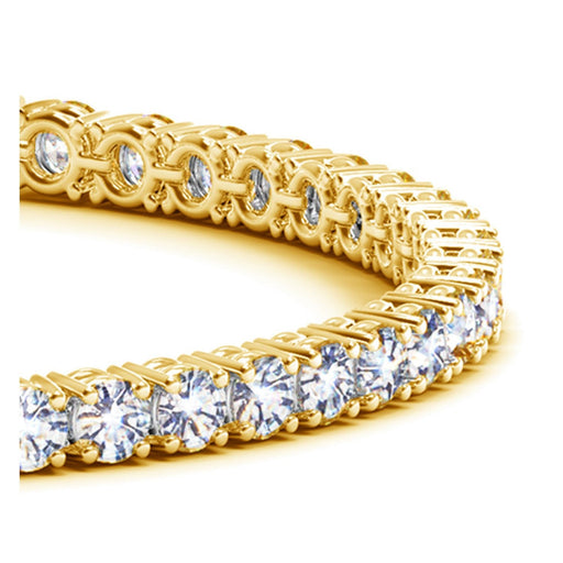 Bids.com Lab Grown Round Diamond Tennis Bracelet in 14k Yellow Gold (8 cctw F/G  VS2/SI1) Bracelets