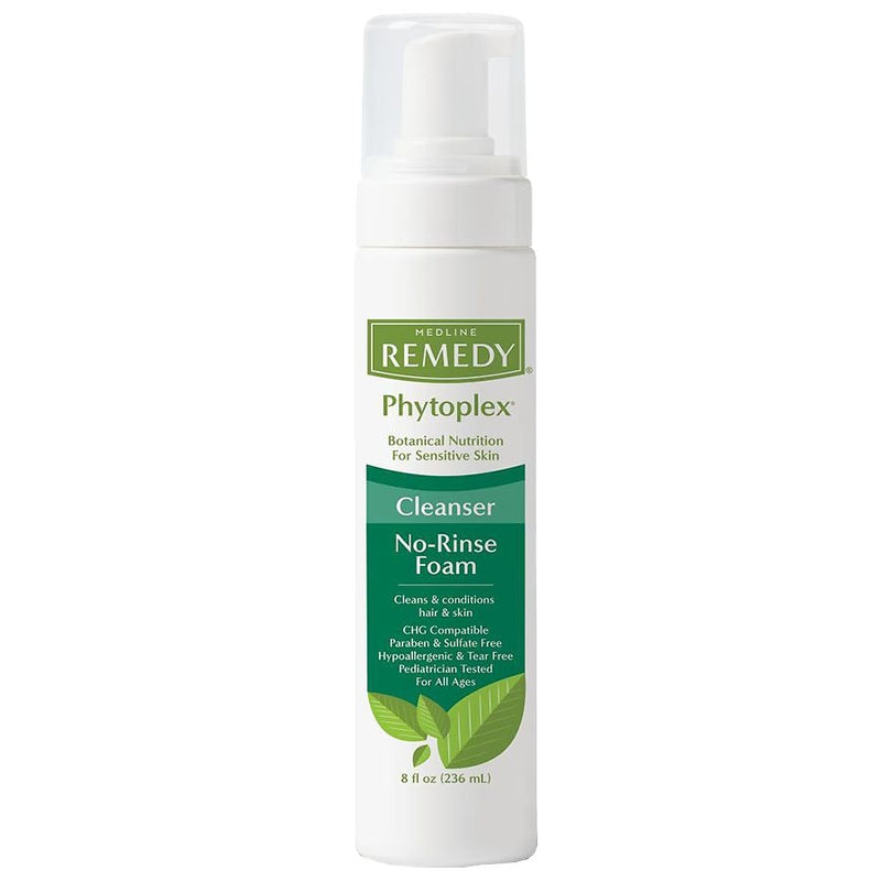 Remedy Remedy Medline Phytoplex Hydrating No-Rinse Foam Cleanser, 8 Oz Personal Care