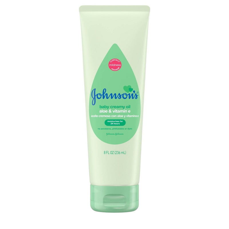 Johnson's Baby Johnson's Baby Creamy Body Oil - 8 Fl Oz Lotion & Moisturizer