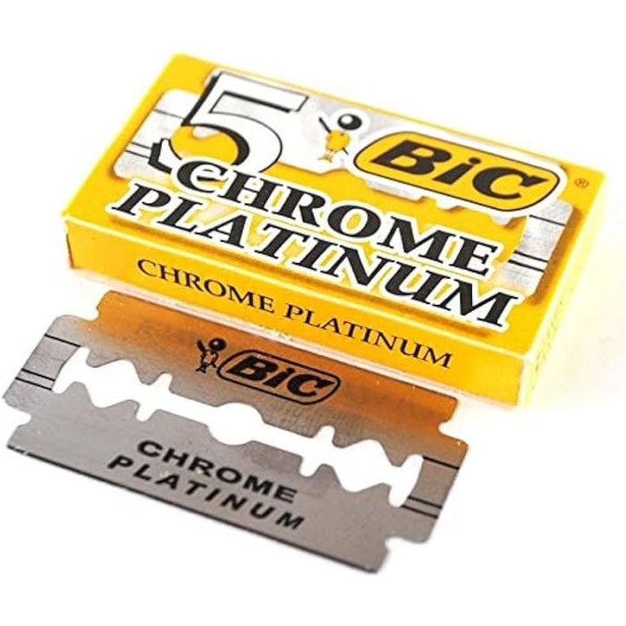 Bic Chrome Platinum Double Edge Razor Blades - 20x5 Pack