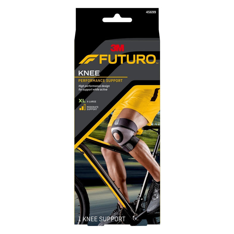 Futuro FUTURO Sport Moisture Control Knee Support, Adjustable Breathable Brace, X-Large Supports & Braces