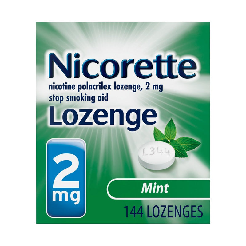 Nicorette Nicorette 2mg Stop Smoking Aid Nicotine Lozenge - Mint - 144ct Health Care