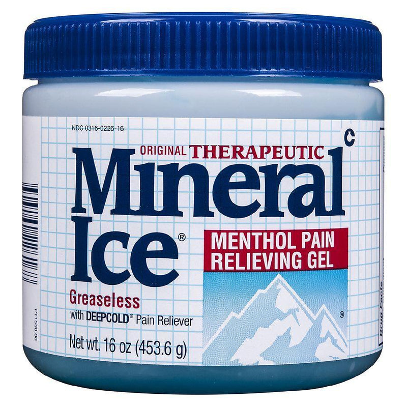 Mineral Ice Mineral Ice Therapeutic Pain Relieving Gel - 16 Ounce Health Care