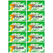 Gillette Gillette 7 O'clock Super Stainless Double Edge Razor Blades - 20x5 Pack Razor Blades