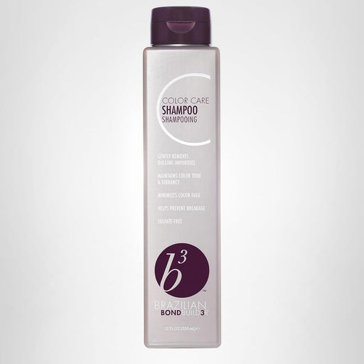 VIP Extensions Brazilian BondBuild3r B3 Color Care Shampoo, 12 fl oz / 350 ml Shampoo White Smoke