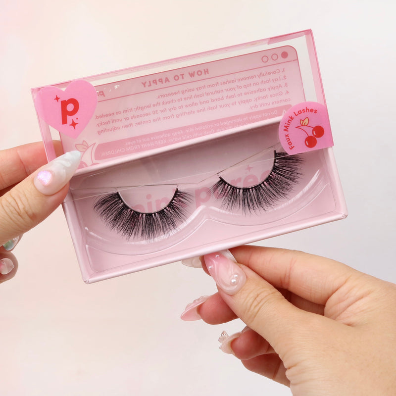 Pink Purée Babydoll Faux Mink Lashes
