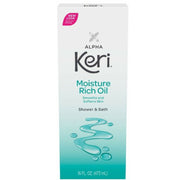 Keri Alpha Keri Shower & Bath Moisture Rich Oil 16 oz Bath & Body