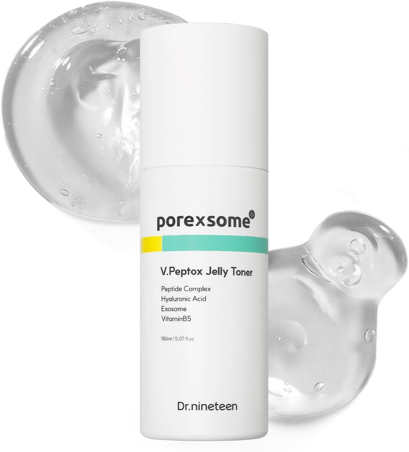 AsiaBeautyMall Dr. nineteen Porexsome V.Peptox Jelly Toner Toner Lotion White Smoke