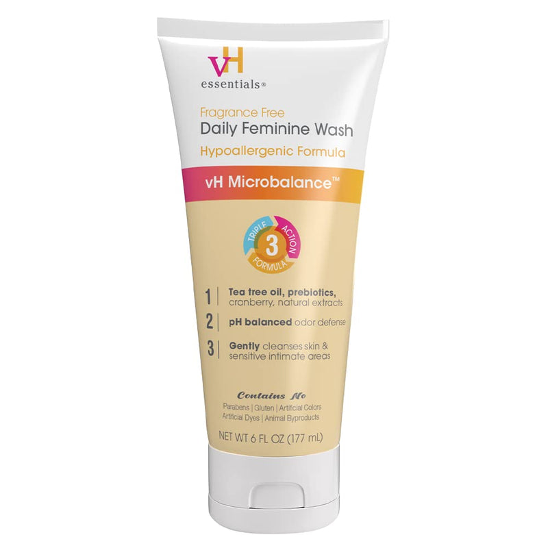 vh essentials vh essentials Daily Feminine Wash, Fragrance Free, 6 fl oz Personal Care