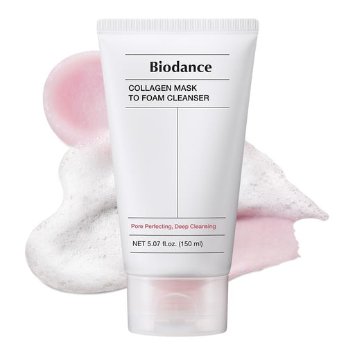 AsiaBeautyMall Biodance Collagen Mask To Foam Cleanser Face Cleanser White Smoke