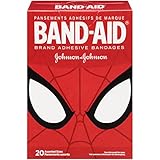 Band-Aid Band-Aid Adhesive Bandages, MARVEL Spiderman, Assorted Sizes 20 ct Medical Tape & Bandages Firebrick