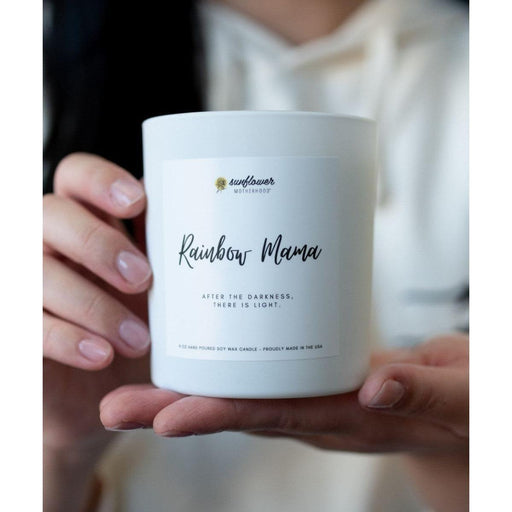 Sunflower Motherhood Rainbow Mama Pregnancy Loss Candle Candles