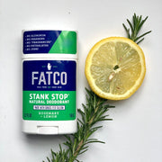 FATCO Skincare Products Stank Stop Deodorant Stick, Rosemary+Lemon, 1.7 Oz