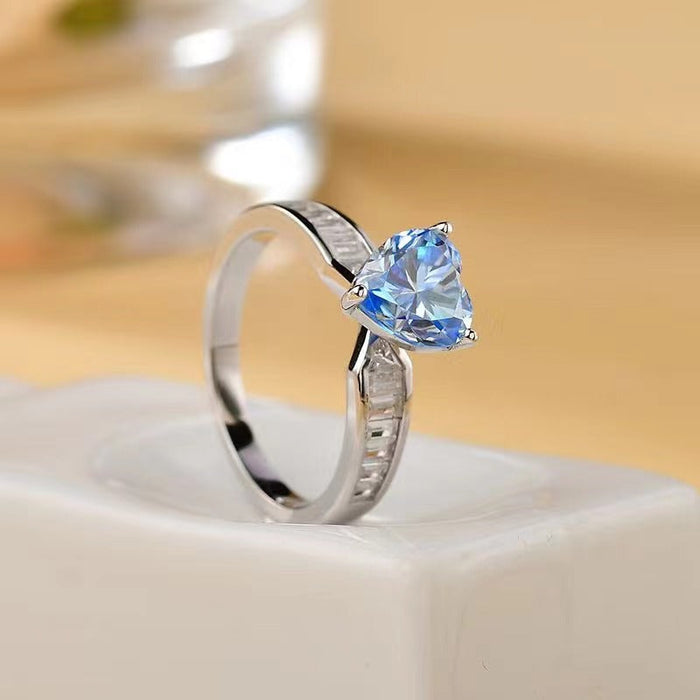 Moissanite 925 Sterling Silver Ring