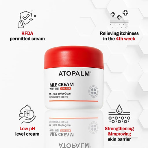AsiaBeautyMall ATOPALM MLE Skin Barrier Cream Body Lotion White Smoke