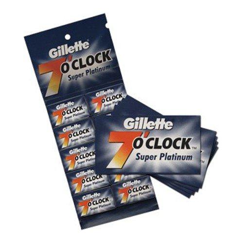 Gillette Gillette 7 O`Clock Super Platinum Razor Blades - 20x5 Pack Razor Blades