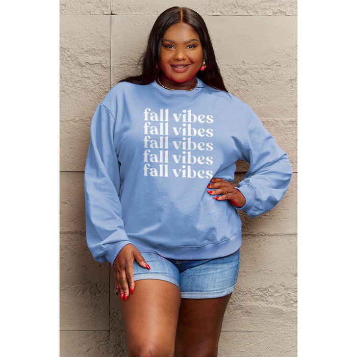 Simply Love FALL VIBES Graphic Sweatshirt