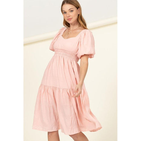 Find Me Again Tiered Midi Dress