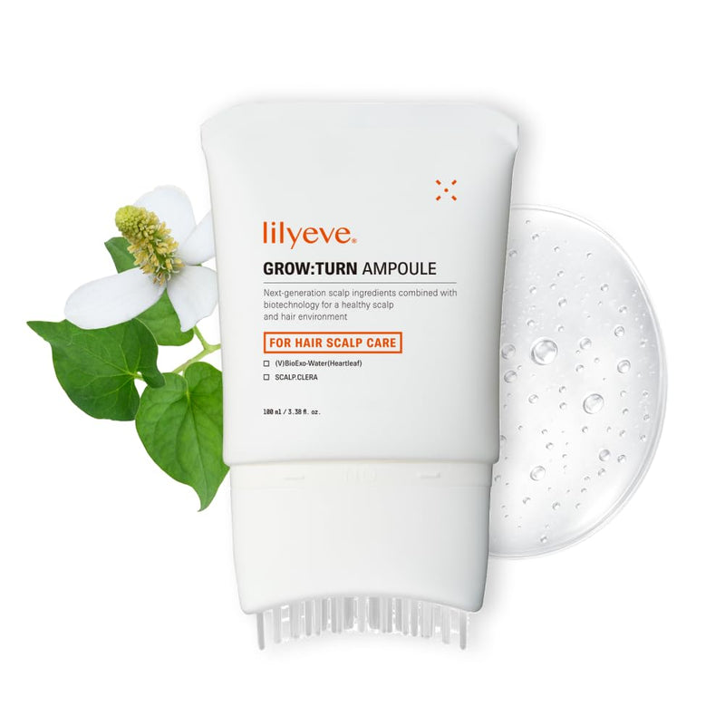 AsiaBeautyMall Lilyeve Grow Turn Exosome Brush Ampoule Hair Loss Treatment White Smoke