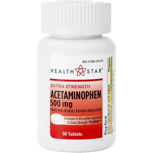 Tylenol Geri-Care® Acetaminophen 500 mg Extra-Strength Tablet, 50 EA Medicine & Drugs