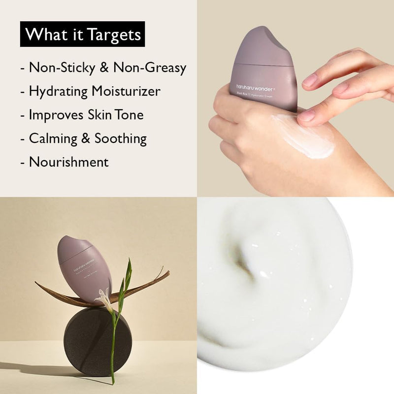 AsiaBeautyMall Haruharu Wonder Black Rice 10 Hyaluronic Cream Moisturizer