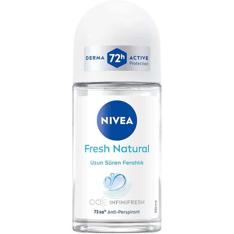 Nivea NIVEA Fresh Natural 72h Anti-Perspirant Roll-On for Women 50ml Deodorant & Anti-Perspirant