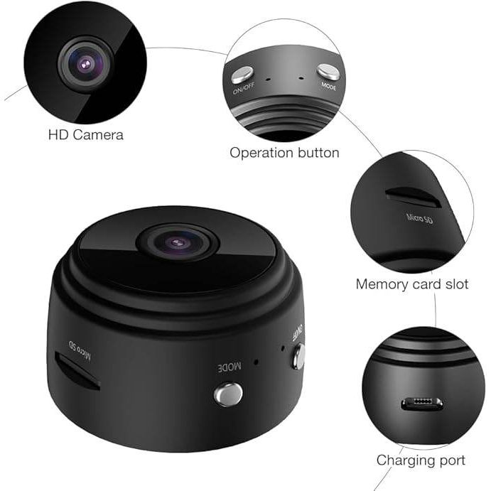 SmartPursue™ Mini Camera WiFi Night Vision Audio Video Recorder Spy Cam A9 Mini Camera
